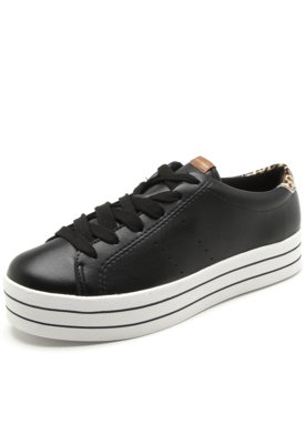 tenis moleca liso preto