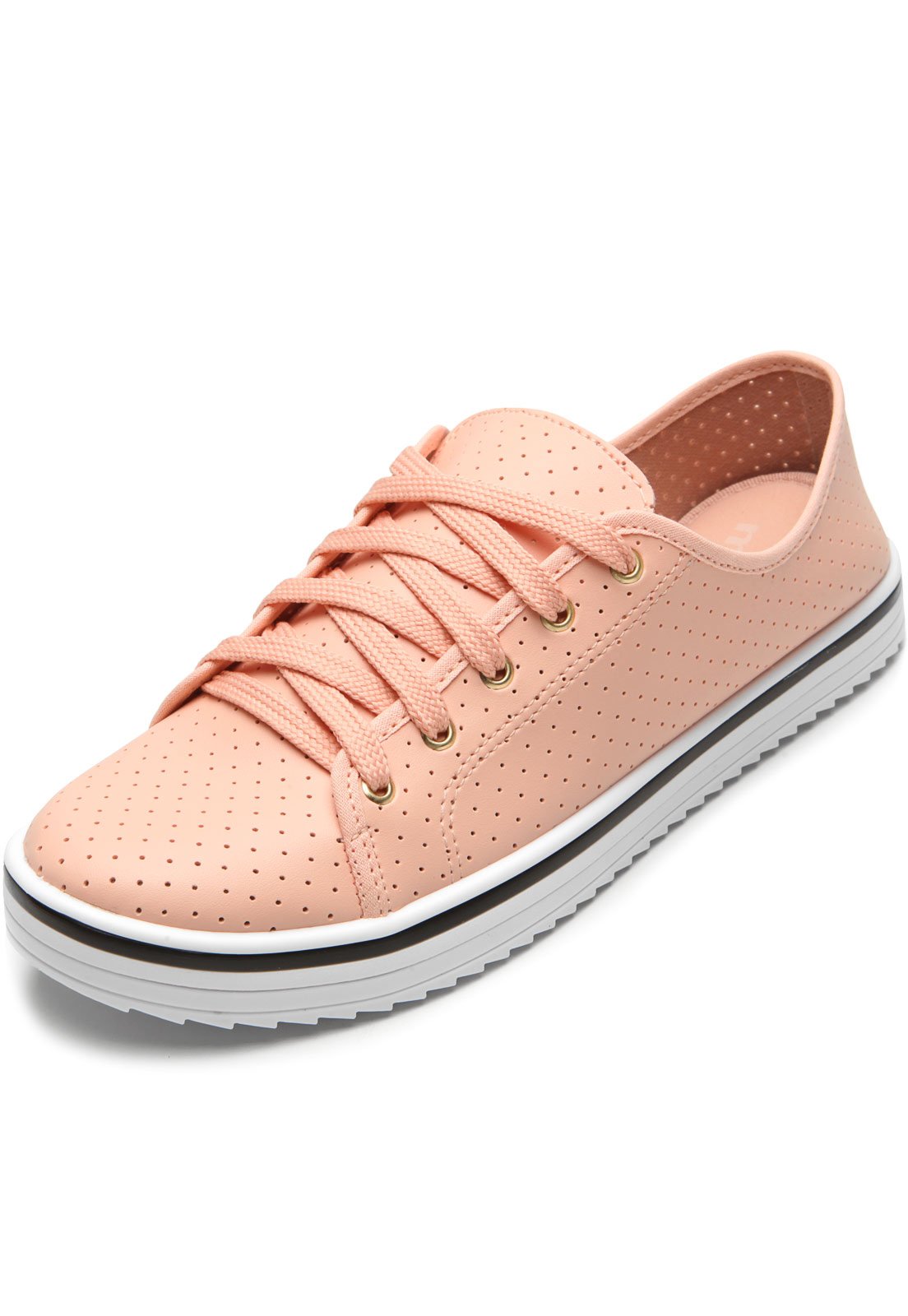 tenis moleca perfuros rosa