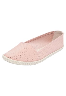 Slip On DAFITI SHOES Furinhos Nude - Compre Agora