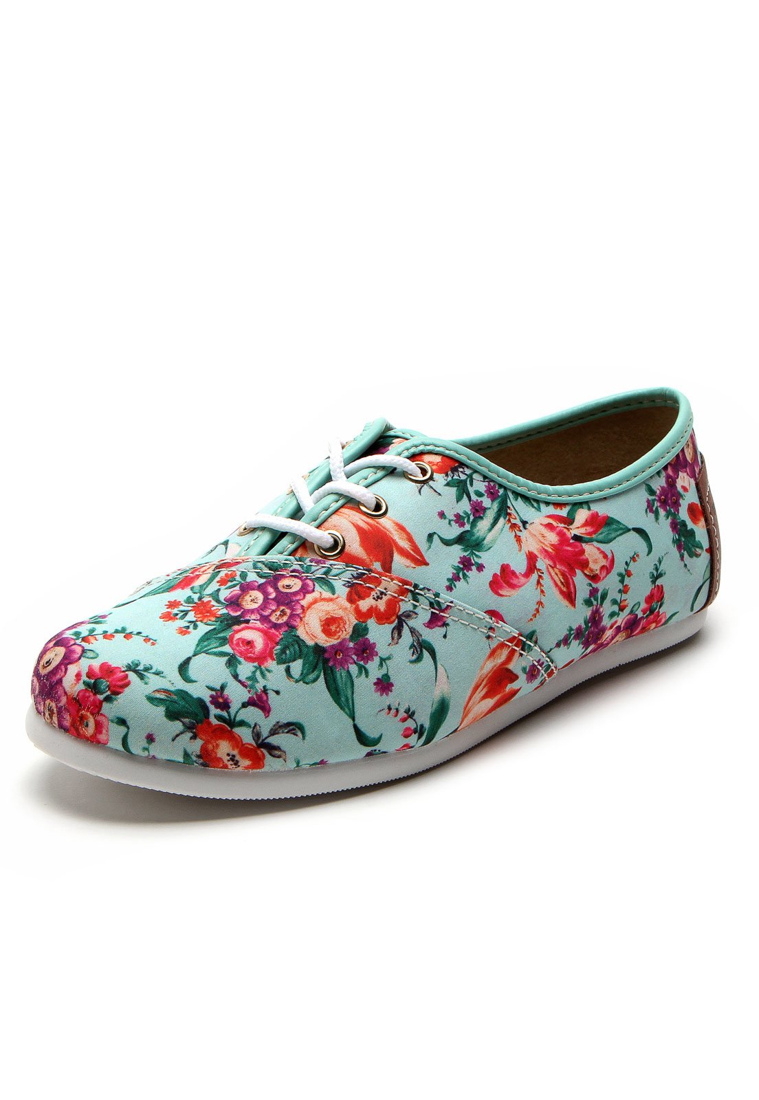 tenis moleca floral