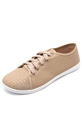 Tênis DAFITI SHOES Textura Bege - Compre Agora