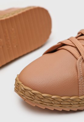 Tênis Moleca Liso Nude