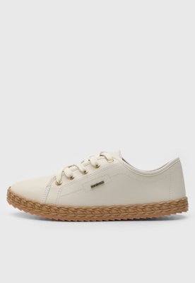 Tênis Moleca Liso Off-White