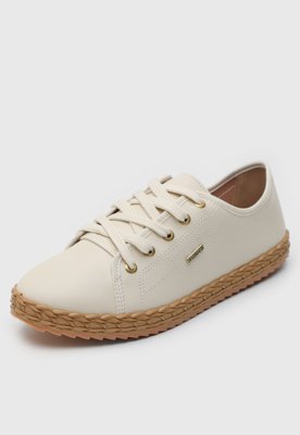 Tênis Moleca Liso Off-White