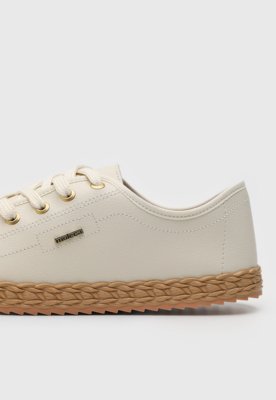 Tênis Moleca Liso Off-White