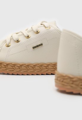 Tênis Moleca Liso Off-White