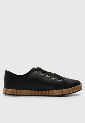 Tênis Moleca Liso Preto