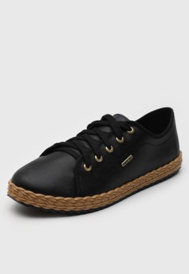 Tênis Moleca Liso Preto