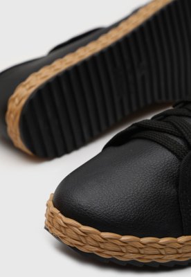 Tênis Moleca Liso Preto