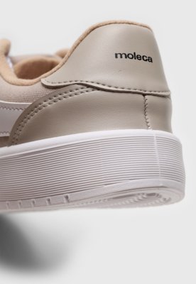 Tênis Moleca Recorte Bege