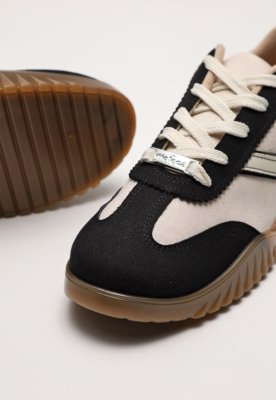 Tênis Moleca Recorte Off-White