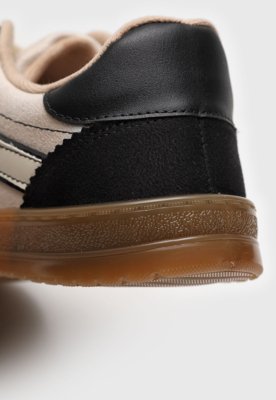 Tênis Moleca Recorte Off-White