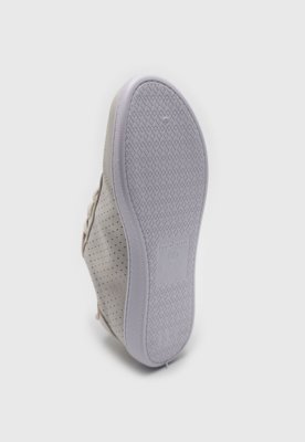 Tênis Moleca Recorte Off-White