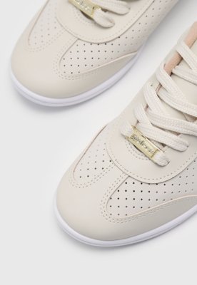 Tênis Moleca Recorte Off-White