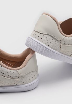 Tênis Moleca Recorte Off-White