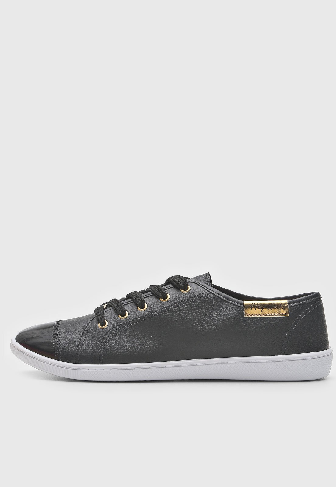 Tenis moleca hot sale liso preto