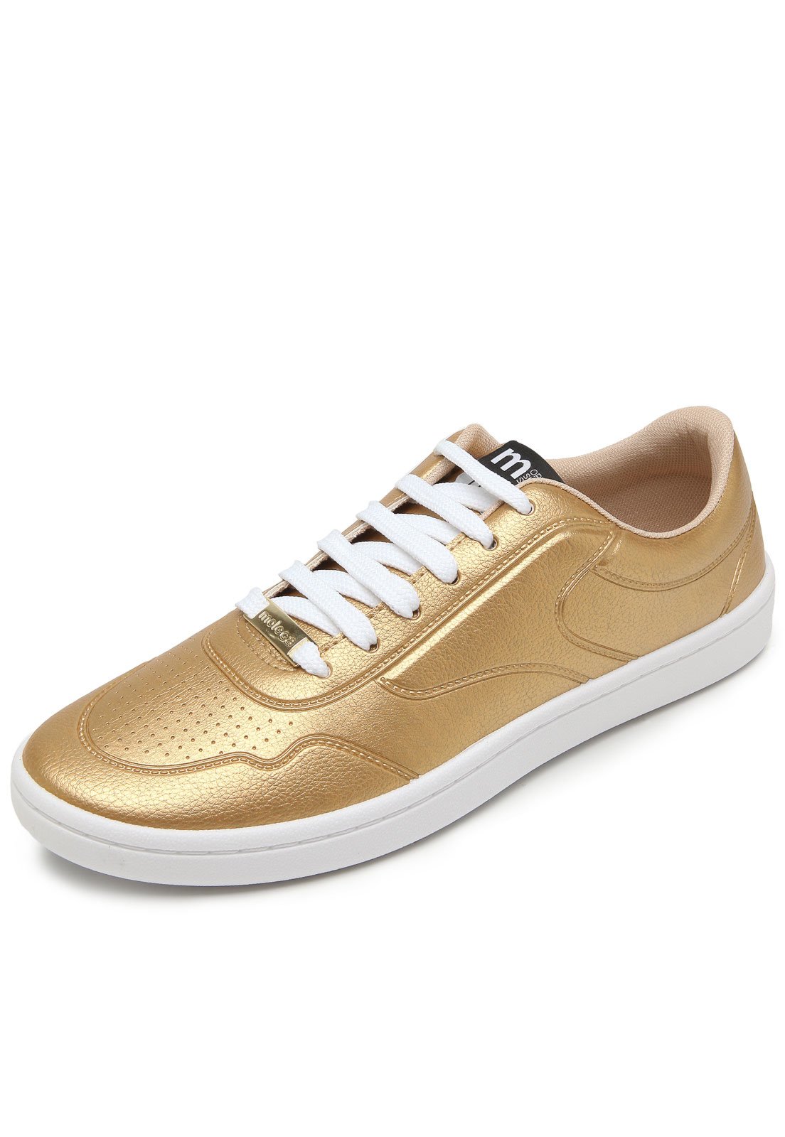 Tenis 2024 moleca dourado