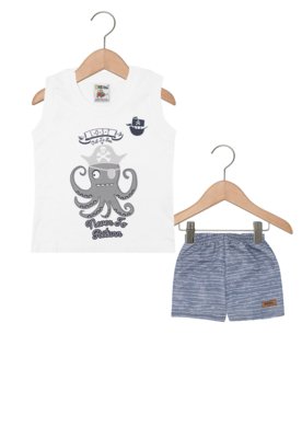 Conjunto 2pçs Molekada Polvo Branco/Azul é boa?