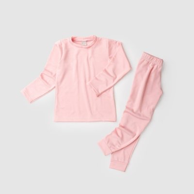 Conjunto Inverno Menina Rosa Blusa e Calça em Tecido Térmico