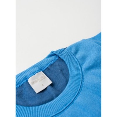 Conjunto Inverno Menino Azul Blusão com Recortes e Calça em Moletom Style MLK