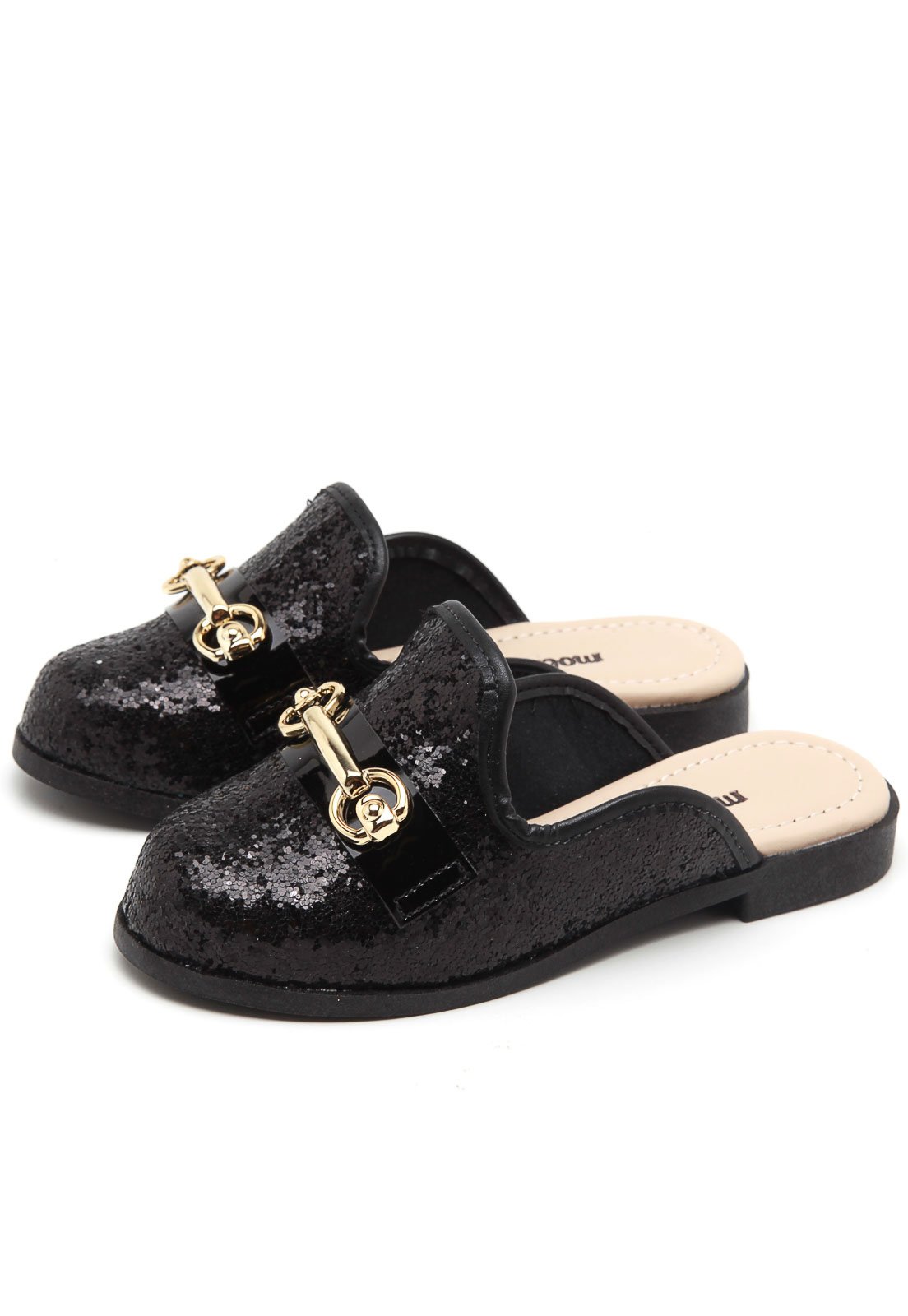 Mule molekinha hot sale preto