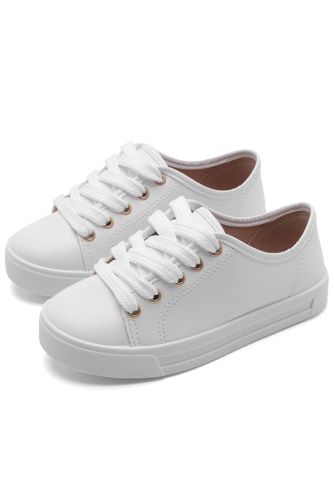 Tênis Dafiti Shoes Liso Branco - Compre Agora