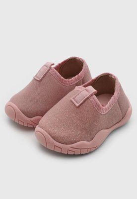 Tênis Infantil Molekinha Têxtil Rosa