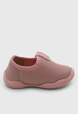 Tênis Infantil Molekinha Têxtil Rosa