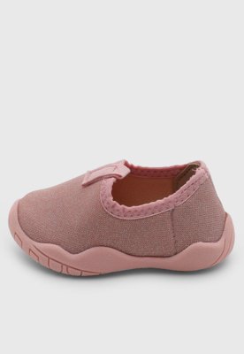 Tênis Infantil Molekinha Têxtil Rosa