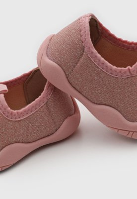 Tênis Infantil Molekinha Têxtil Rosa