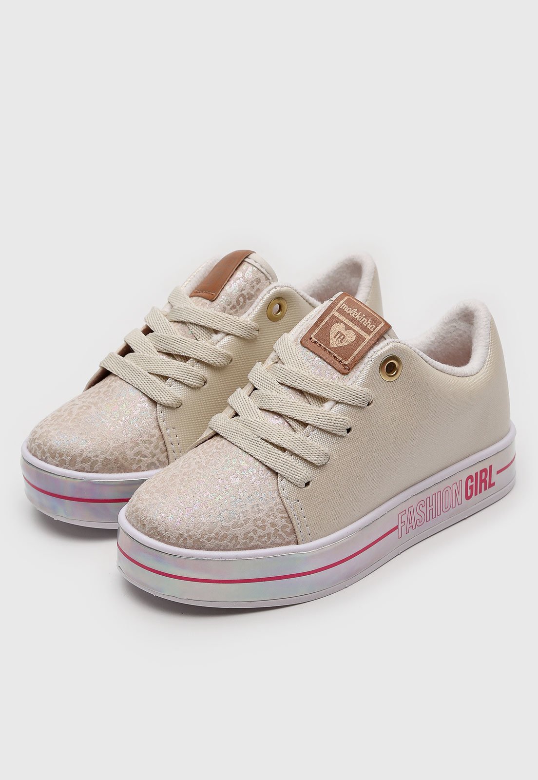 Tenis molekinha hot sale fashion