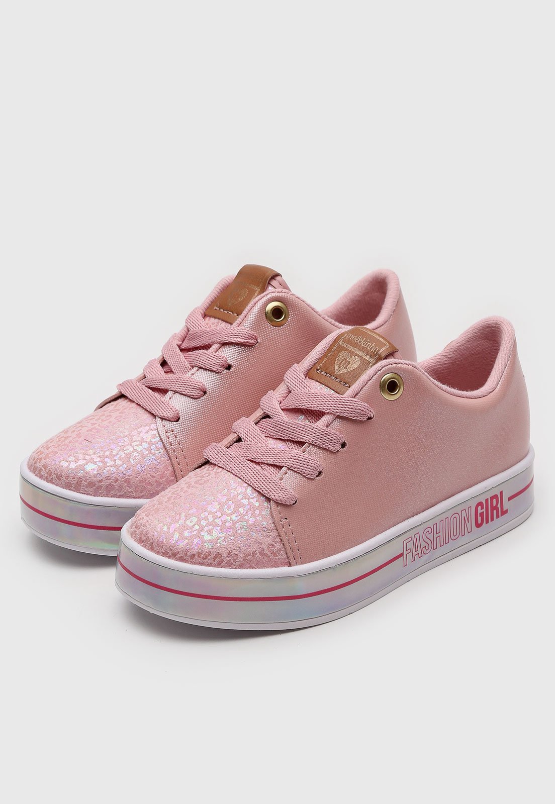 Tenis store fashion rosa