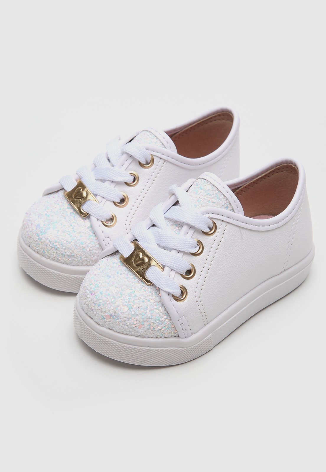 Sapato branco infantil store molekinha