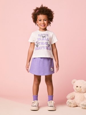 Conjunto Infantil Menina Roxo da Hello Kitty e Amigos