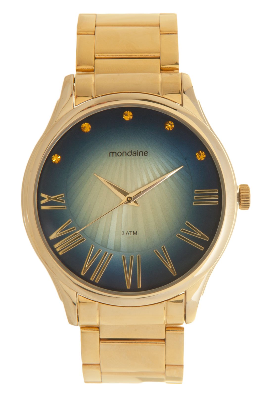 mondaine 3atm dourado