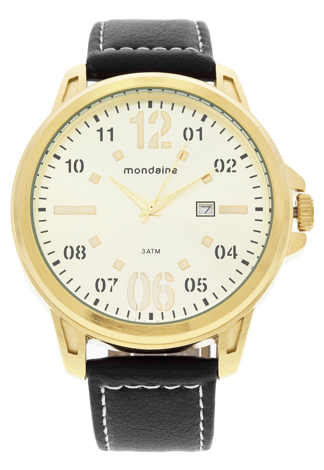 mondaine 3atm dourado