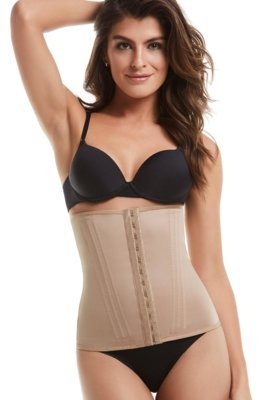 Cinta Modeladora 10 Barbatanas Mondress Bege Menor preço em Cinta Modeladora 10 Barbatanas Mondress Bege