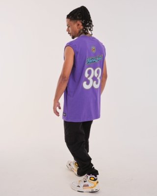 Regata Oversized Estampada - 33 Roxo