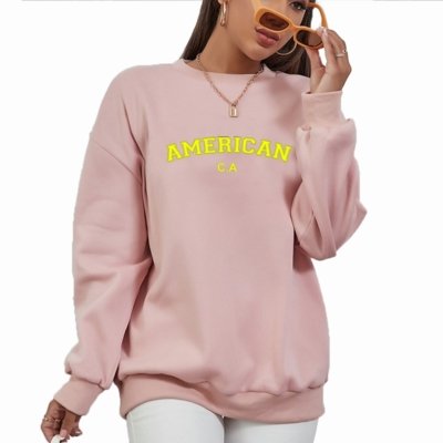 ladies pink moletom com capuz