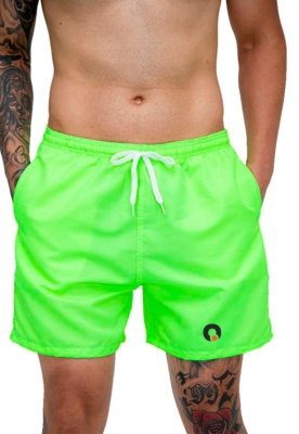 Short Tactel Premium Bermudas Moda Praia tectel Verde Neon