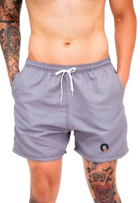 Short Tactel Premium Bermudas Moda Praia tectel cinza