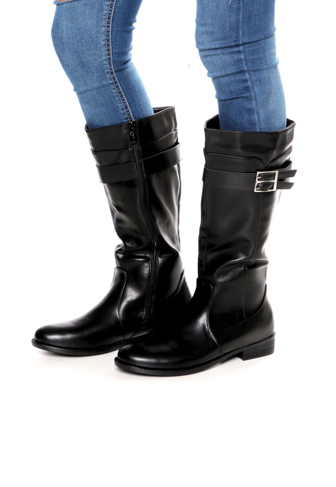 botas mooncity cano longo