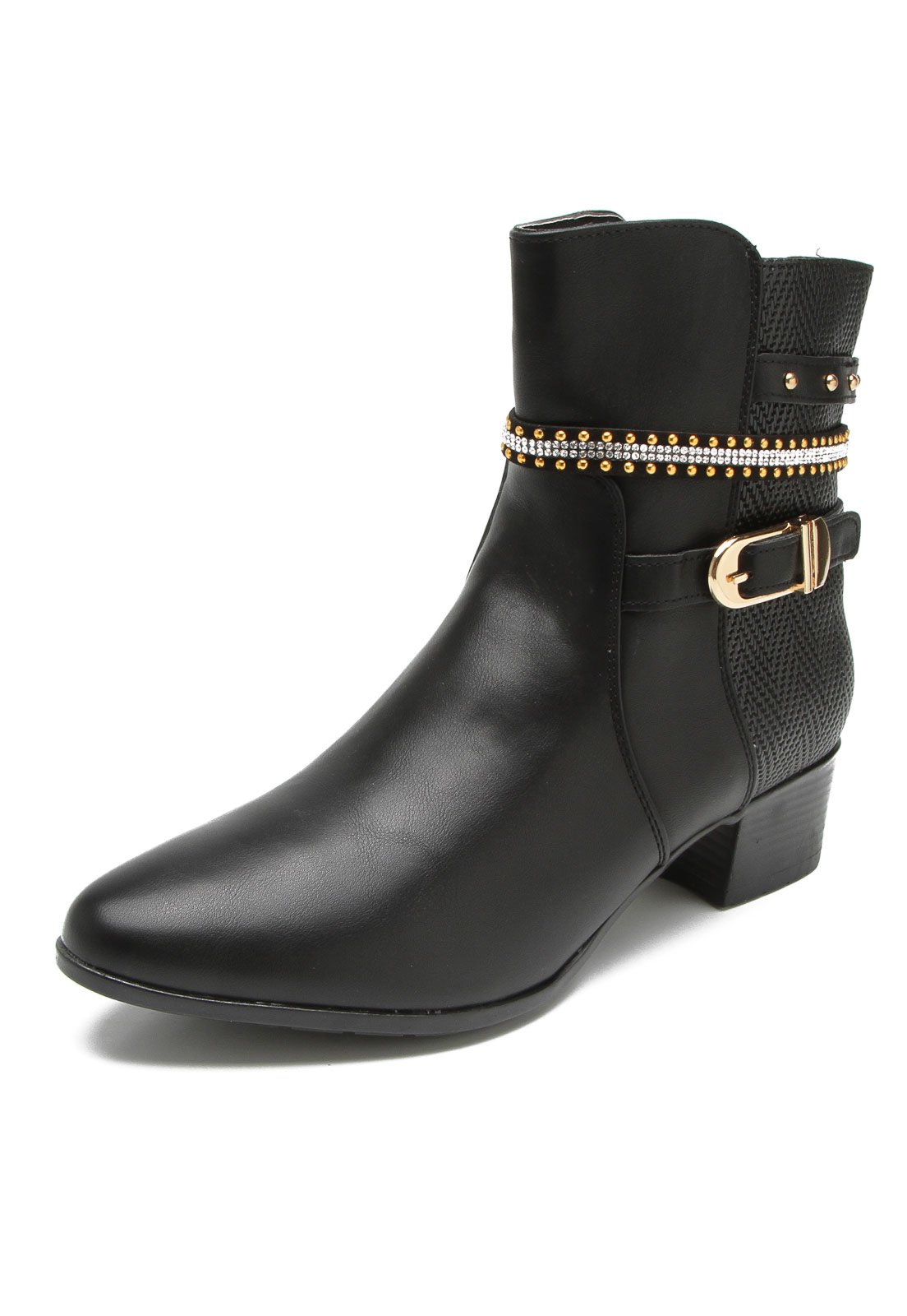 bota mooncity fivela preto