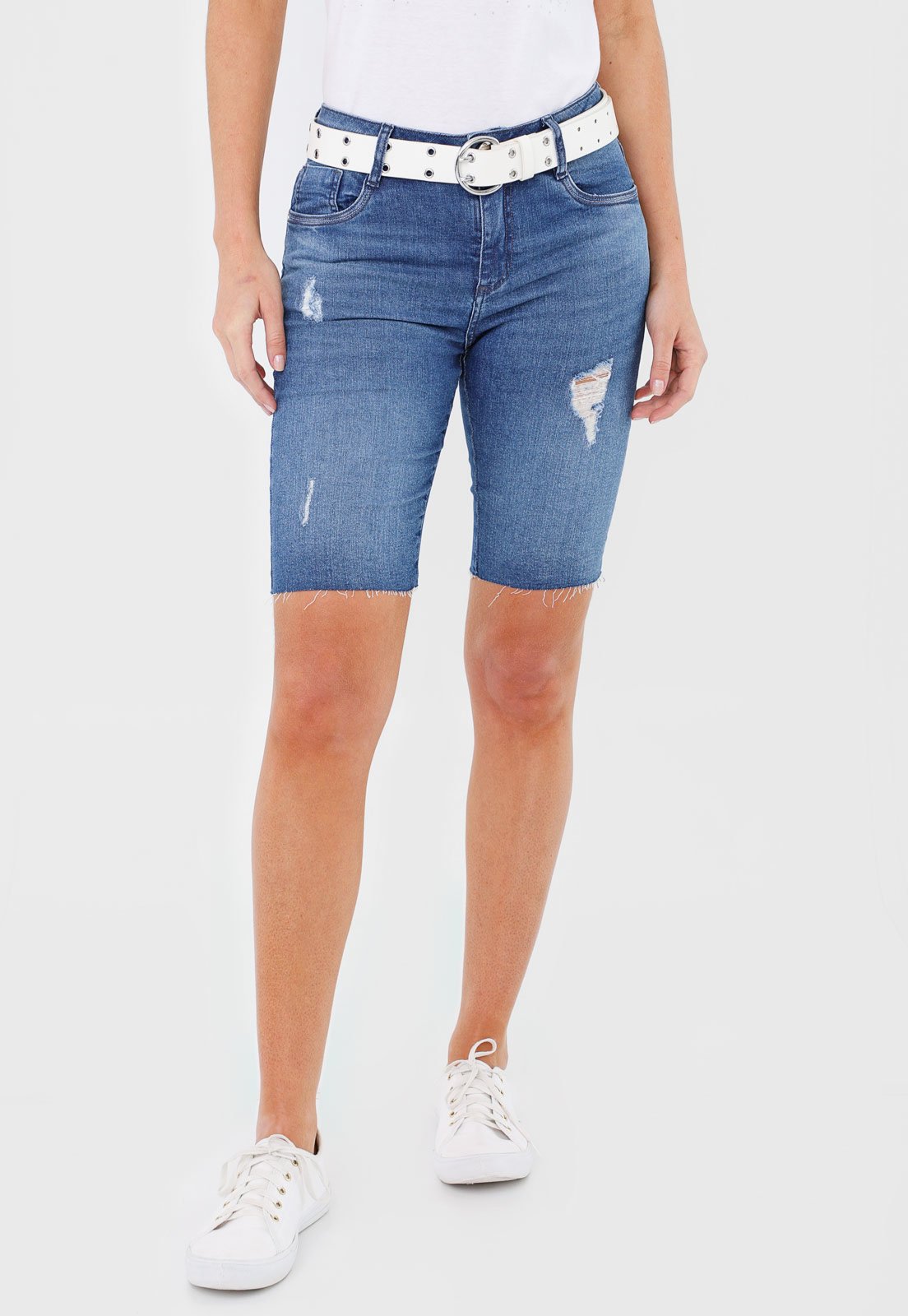 Bermuda jeans sale morena rosa