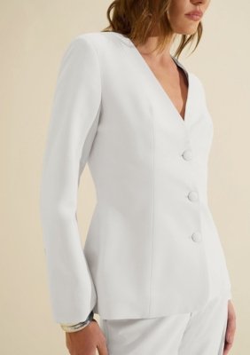 Blazer Ajustado Origem - Off-white