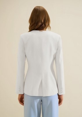 Blazer Ajustado Origem - Off-white