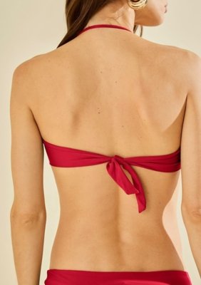 Busto Morena Rosa Tomara Que Caia Com Bojo - Vermelho