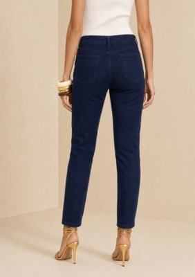 Calça Boot Cut Média - Azul