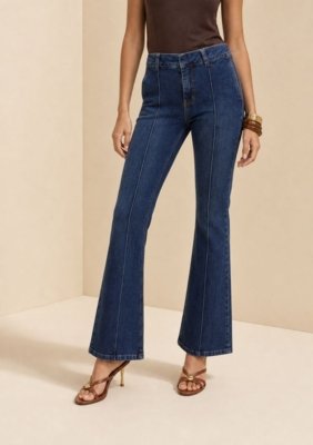 Calca Boot Cut Profundo - Azul