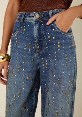 Calça Jeans Eclos - Azul